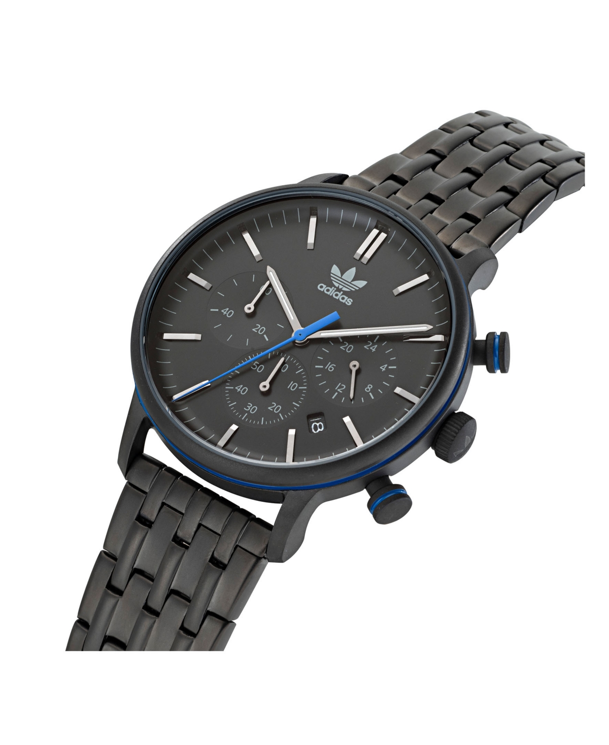 adidas Unisex Chrono Code One ChronoStainless Steel Bracelet Watch 40mm - Gunmetal Gray
