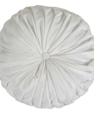Velvet Pintuck Decorative Pillow, 14" x 14"