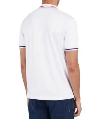 Men's Slim Fit Solid Tipped Performance Polo