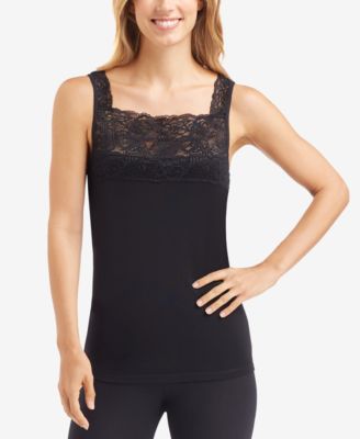 Cuddl Duds - Petite SofTech Stretch Lace Detail Cami