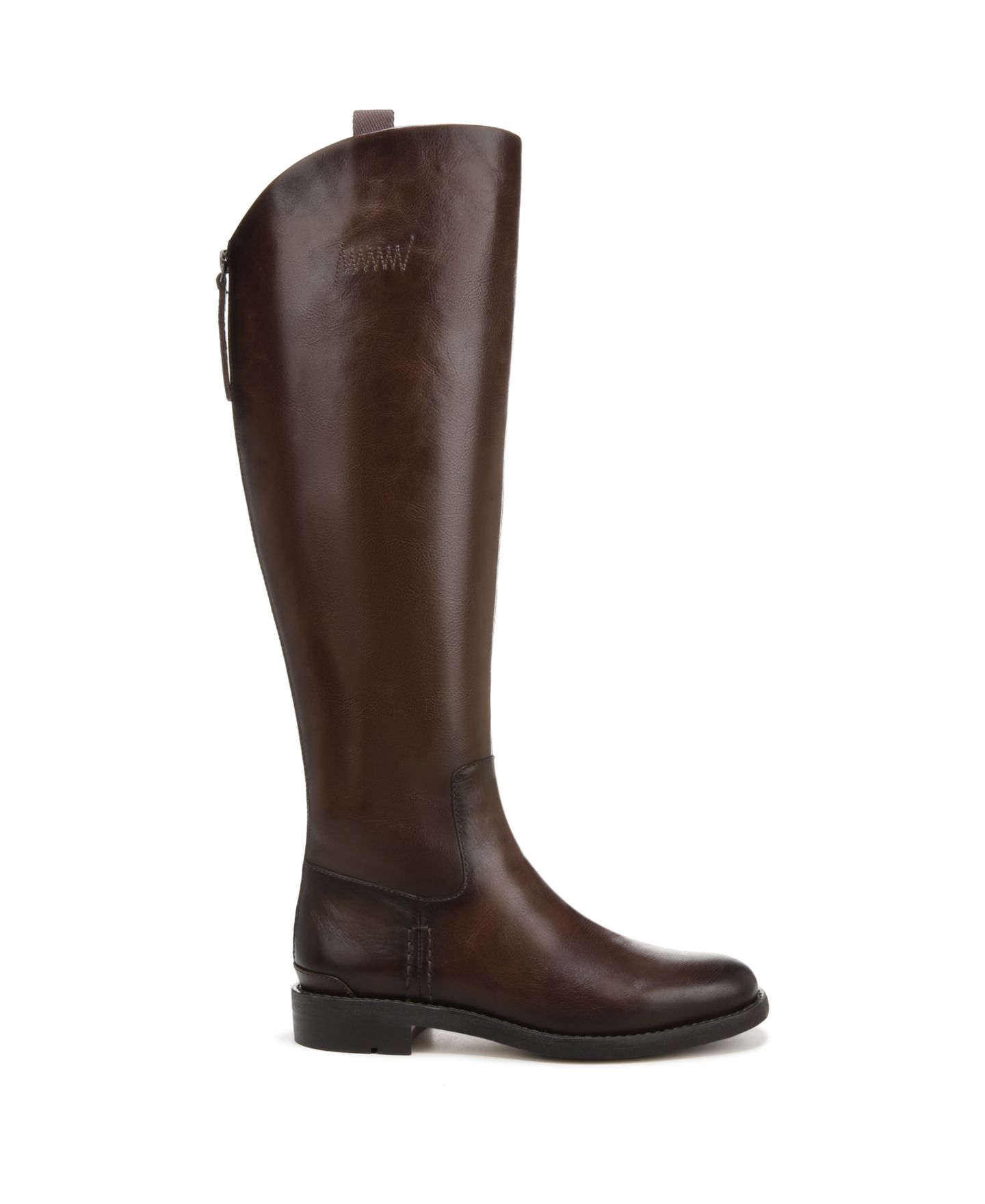 Женские ботинки Franco Sarto Meyer Wide Calf Knee High Riding, цвет: Тёмный коричневый кожаный — фото 2