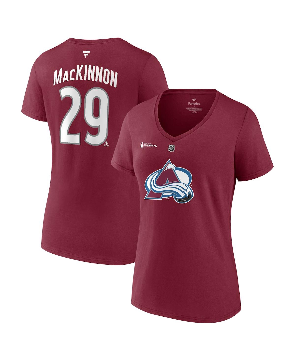 Fanatics Branded Nathan Mackinnon Burgundy Colorado Avalanche 2022 Stanley Cup Champions Authentic S In Burgundy