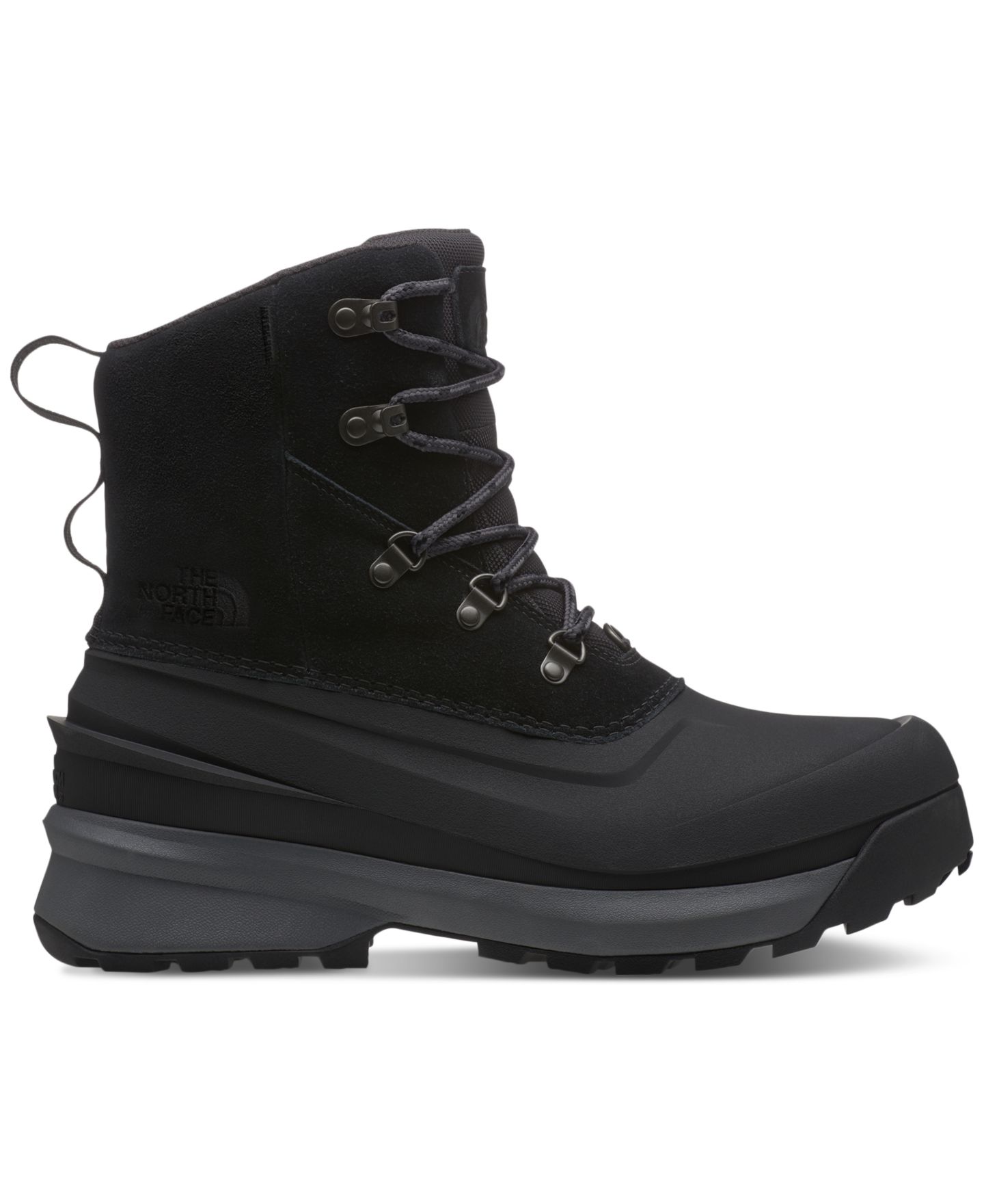 Мужские ботинки The North Face Chilkat V Lace-Up Waterproof, цвет: Чёрный / Асфальтовый серый — фото 2