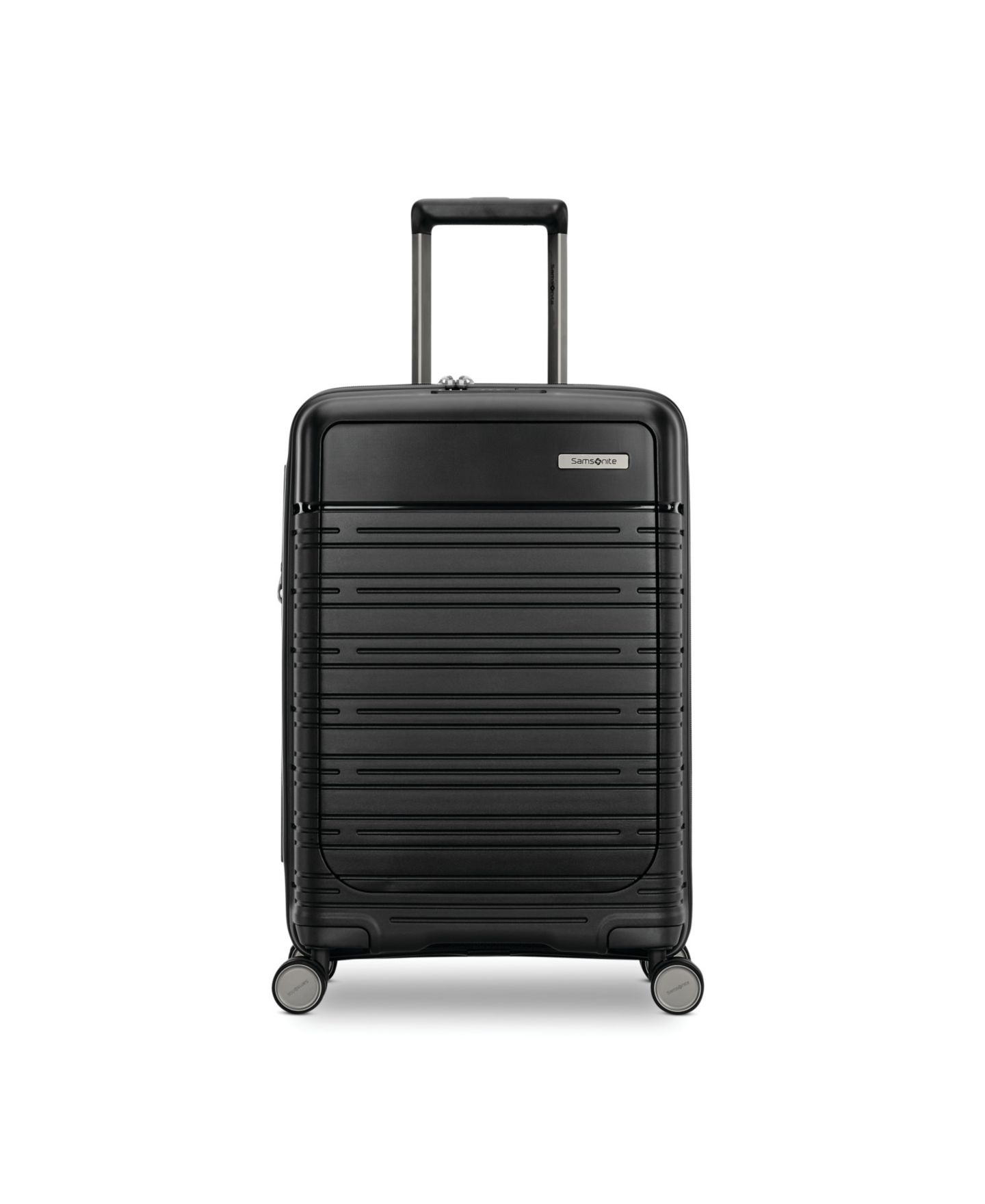 Чемодан Samsonite Elevation Plus Quick Entry Pocket Carry-on Spinner, цвет: Чёрный — фото 1