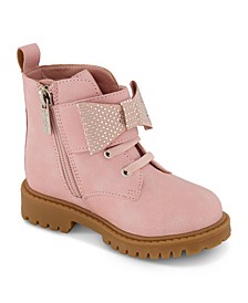 Toddler Girls Daria Bow Ankle Boots