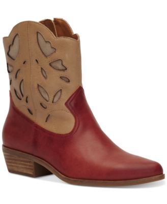 Lucky brand western booties best sale