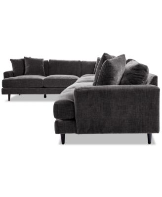 CLOSEOUT! Mariyah Fabric 4-Pc. Sectional with Sofa, Created for Macy's
