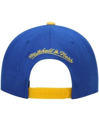 Men's Royal, Gold Golden State Warriors Hardwood Classics Snapback Hat
