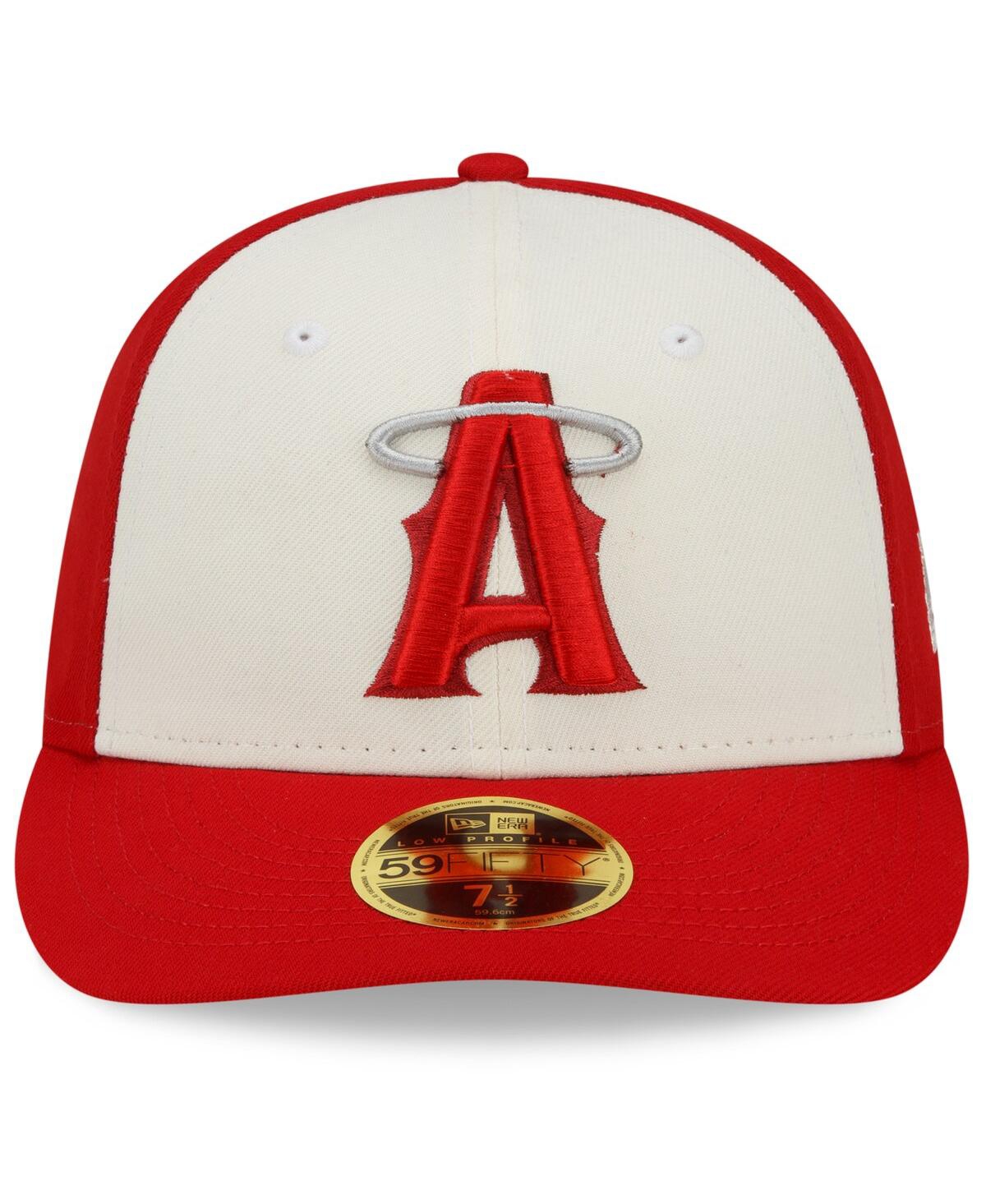 Shop New Era Men's  Red Los Angeles Angels City Connect Low Profile 59fifty Fitted Hat