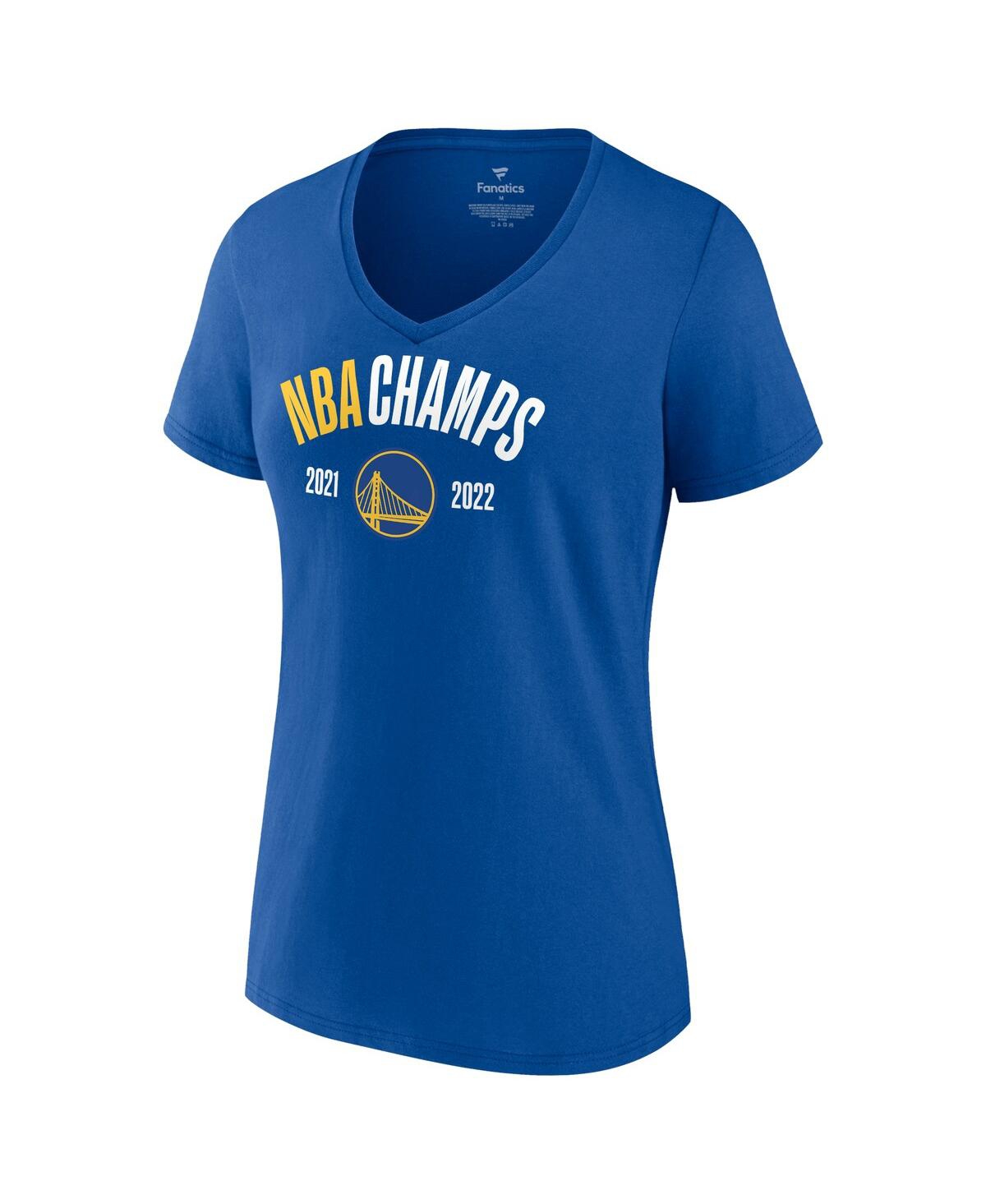Fanatics Branded Royal Golden State Warriors 2022 Nba Finals Champions Final Buzzer Jersey Roster V- In Royal