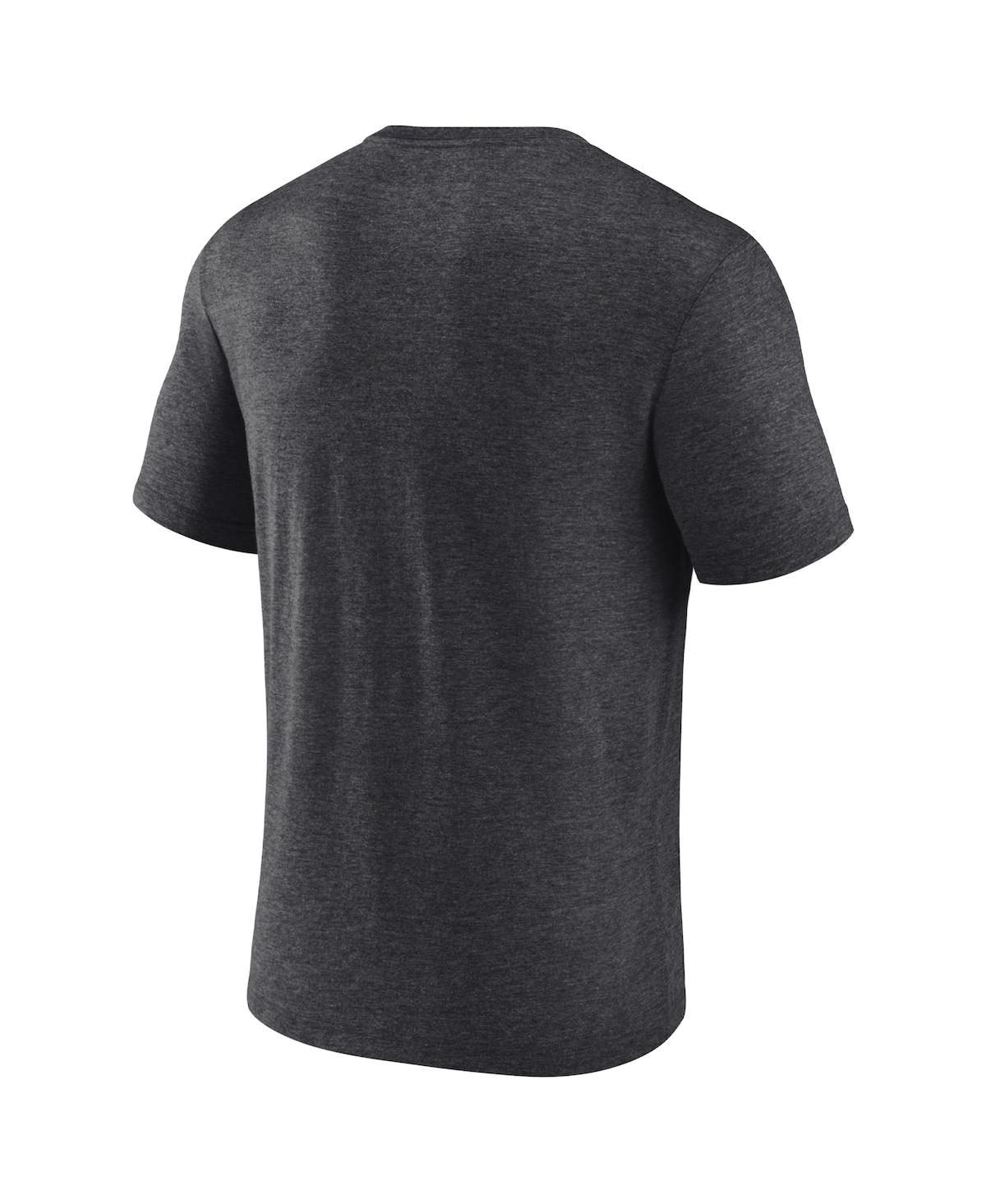 Men's FanaticsGolden State Warriors 2022 Nba Finals Champions Zone Hoops Tri-Blend T-shirt - Heathered Charcoal