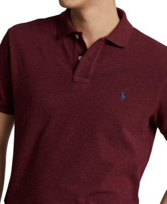 Men's Cotton Custom Slim Fit Mesh Polo Shirt
