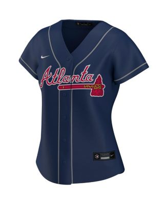 Women's Ronald Acuna Jr. Navy Atlanta Braves Alternate Replica Player Jersey