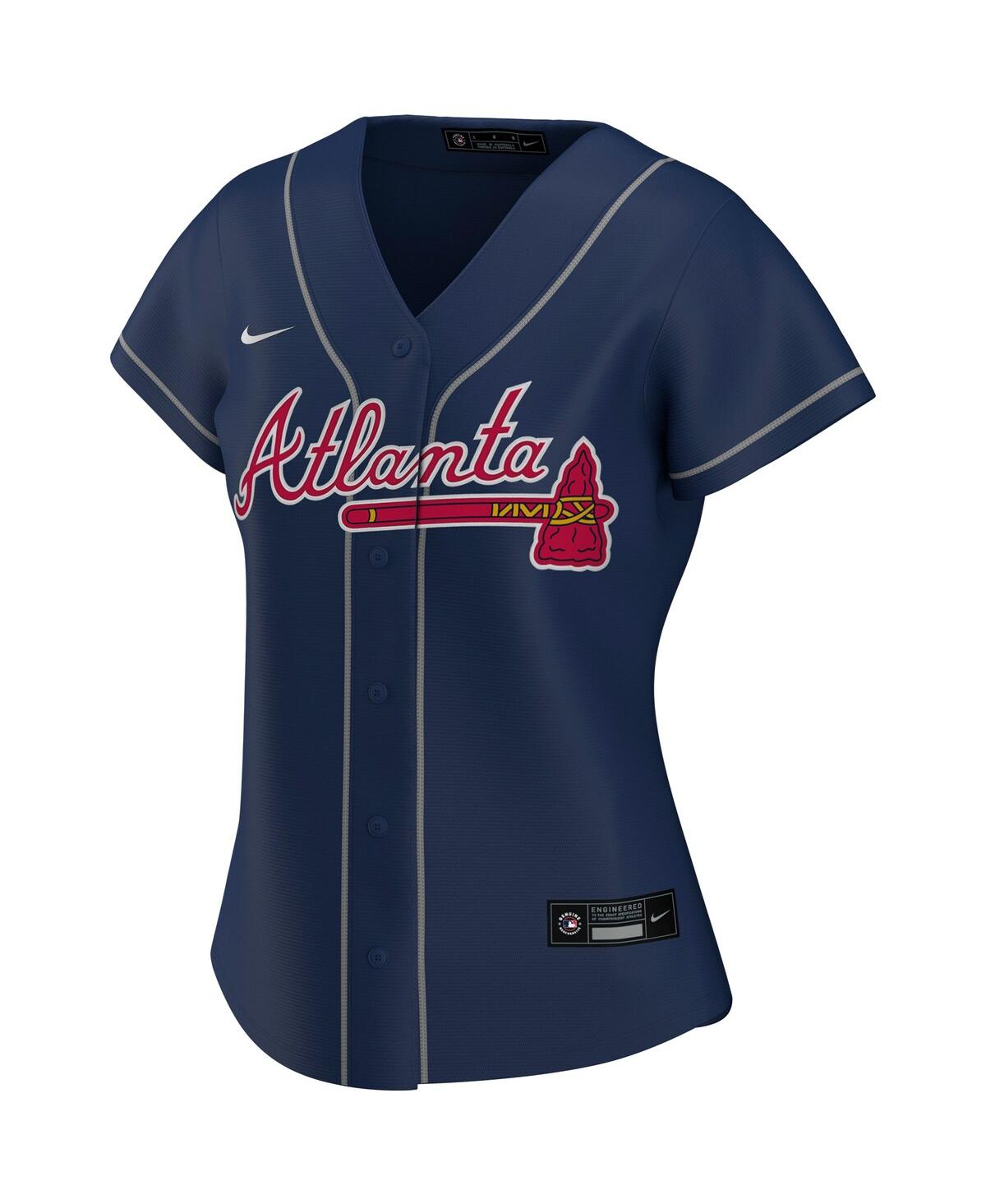 Women's Nike Ronald Acuna Jr.Atlanta Braves Alternate Replica Player Jersey - Navy