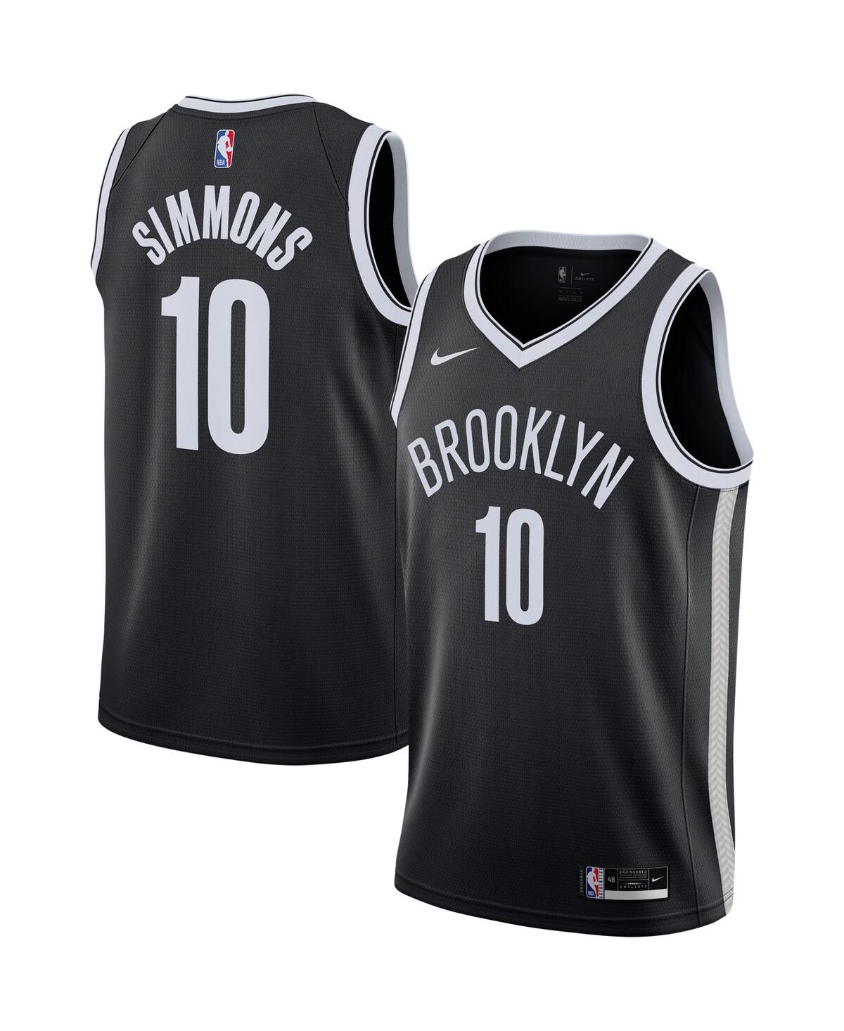 Men's Nike Ben SimmonsBrooklyn Nets 2021/22 Swingman Jersey - Icon Edition - Black