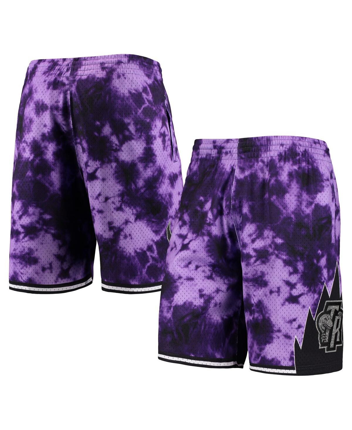 Mitchell & Ness Men's  Purple Toronto Raptors Hardwood Classics 1998 Galaxy Swingman Shorts In Purple