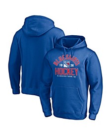Men's Branded Blue New York Rangers Hometown Collection Blueshirts Club Pullover Hoodie