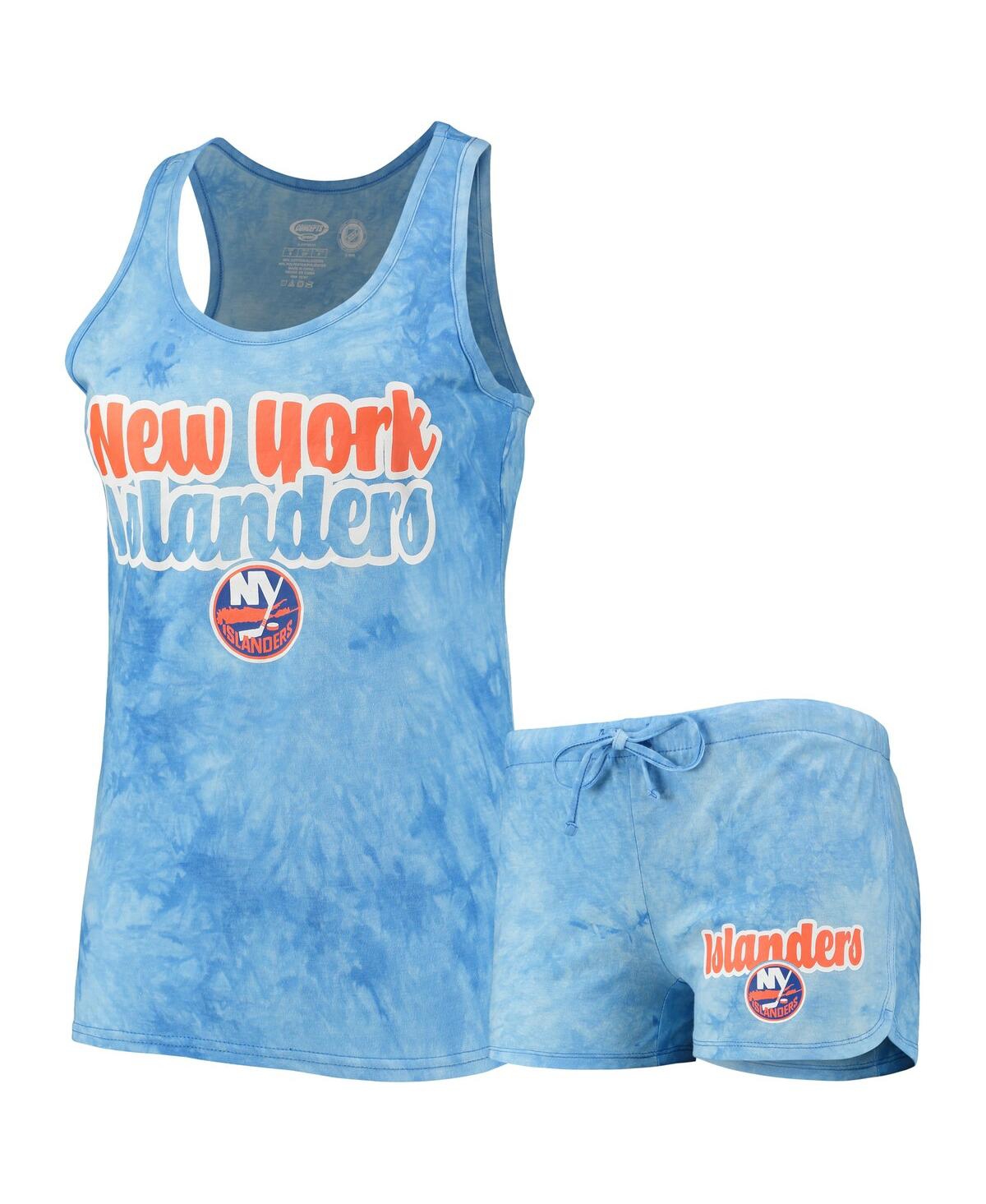 Shop Concepts Sport Women's  Royal New York Islanders Billboard Racerback Tank Top And Shorts Set