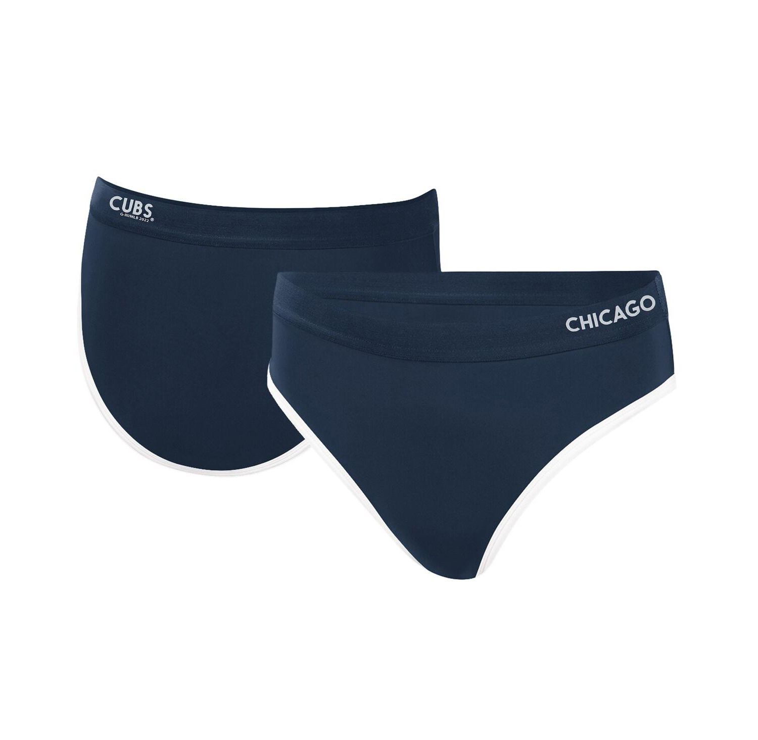 Women's Navy Chicago Cubs Southpaw Bikini Bottom