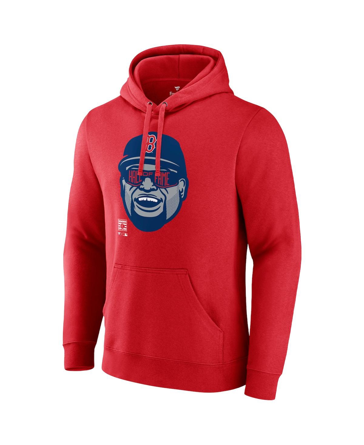 FANATICS MEN'S FANATICS DAVID ORTIZ RED BOSTON RED SOX BIG PAPI PORTRAIT PULLOVER HOODIE 