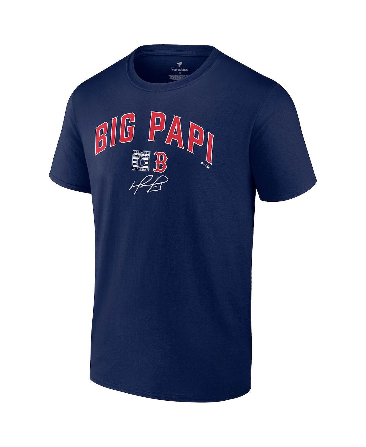 Fanatics Branded David Ortiz Navy Boston Red Sox Big Papi Graphic T-shirt In Navy