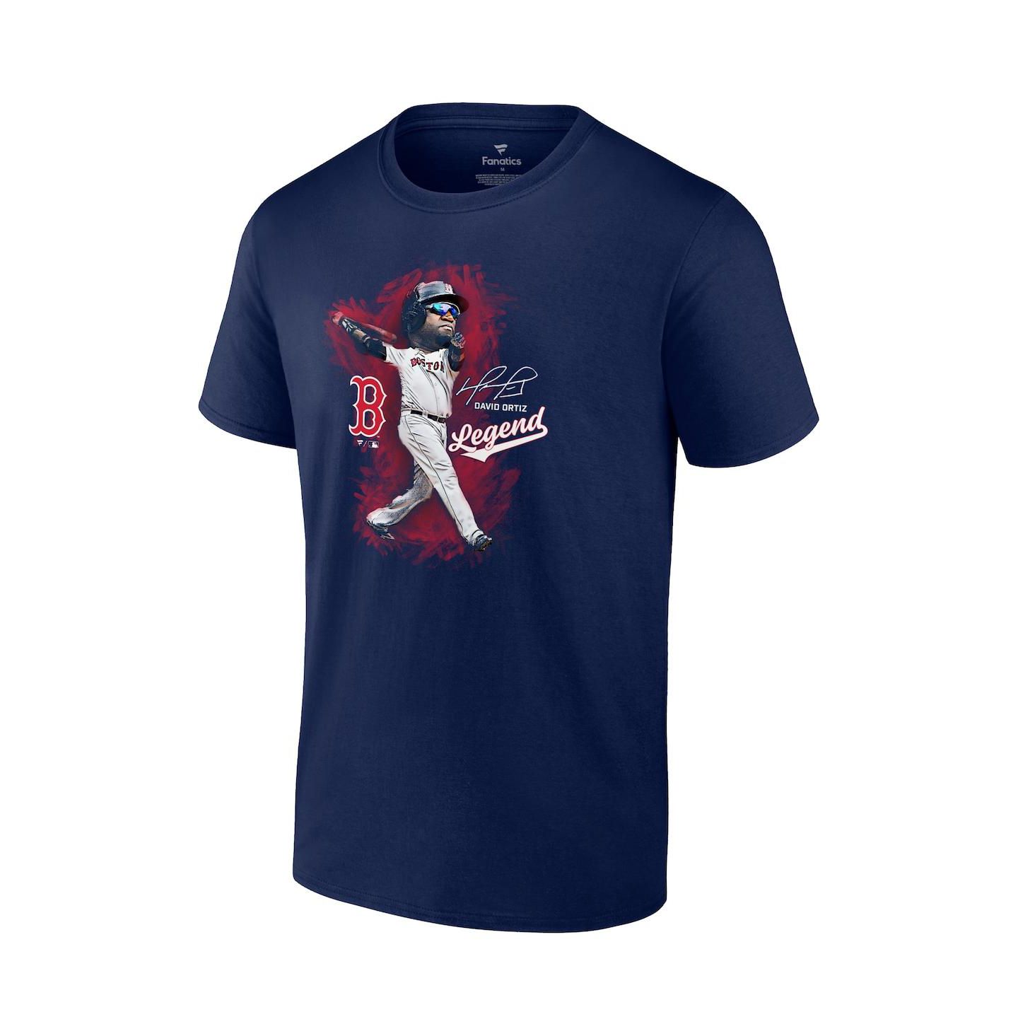 Мужская футболка Fanatics David Ortiz Navy Boston Red Sox Legend Graphic — фото 3