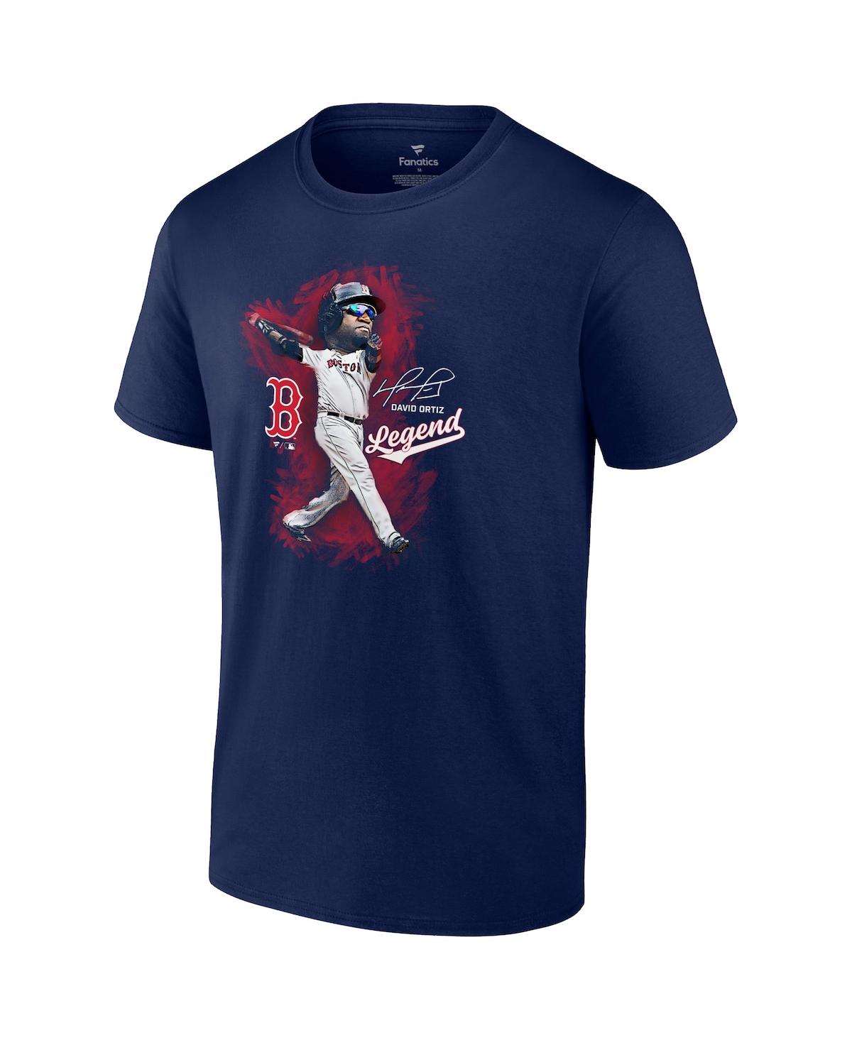 Fanatics Branded David Ortiz Navy Boston Red Sox Legend Graphic T-shirt In Navy
