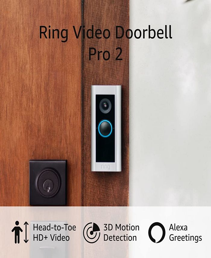 ring Wired Doorbell Pro 2 in Satin Nickel Macy's