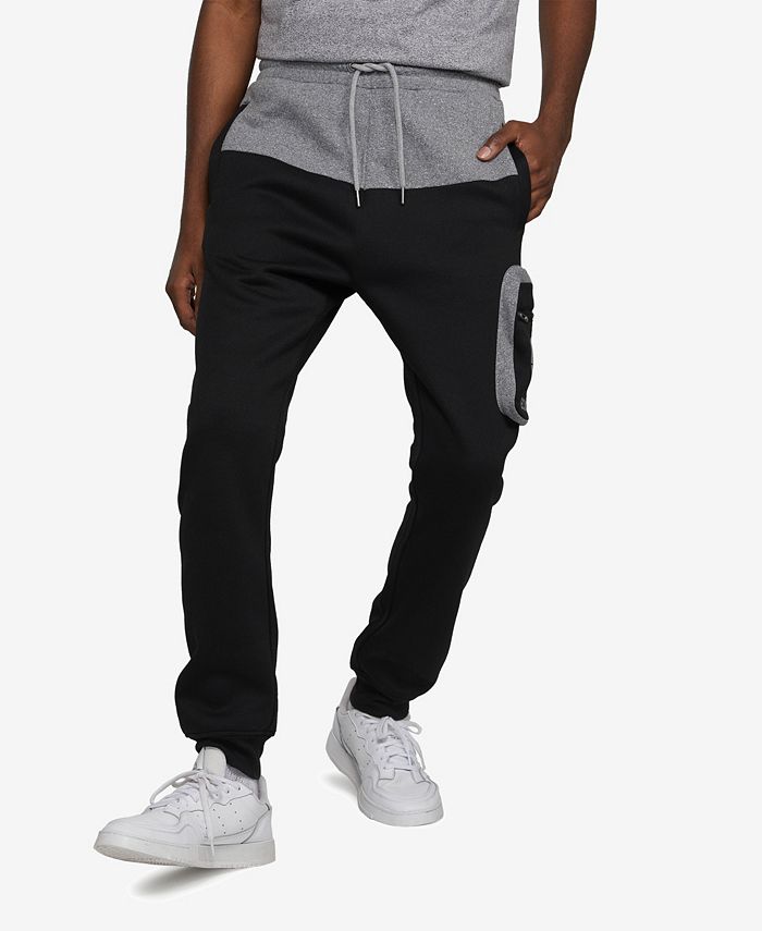 Ecko Unltd Men's Top Block Cargo Fleece Joggers Macy's