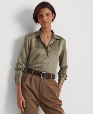 Lauren Ralph Lauren - Satin Charmeuse Shirt