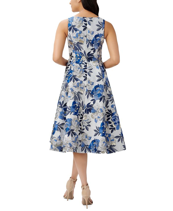 Adrianna Papell Women's Jacquard Midi Dress - Macy's