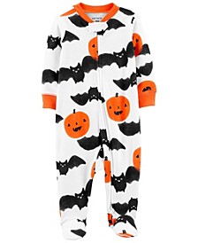 Baby Neutral Halloween Sleep and Play Footed Overall