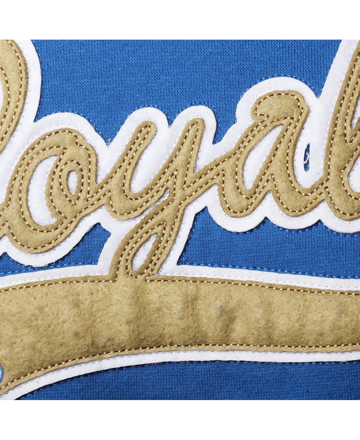 Soft As A Grape Royal Kansas City Royals Plus Size Side Split Pullover Hoodie In Royal