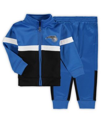 Toddler Boys Blue Orlando Magic Shot Caller Full Zip Track Jacket and Pants Set Macy s