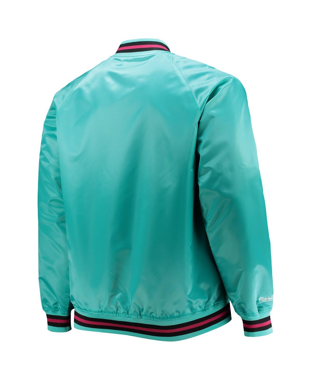 Mitchell & Ness Men's  Teal Big And Tall 1996 Nba All-star Game Hardwood Classics Satin Full-snap Jac In Teal