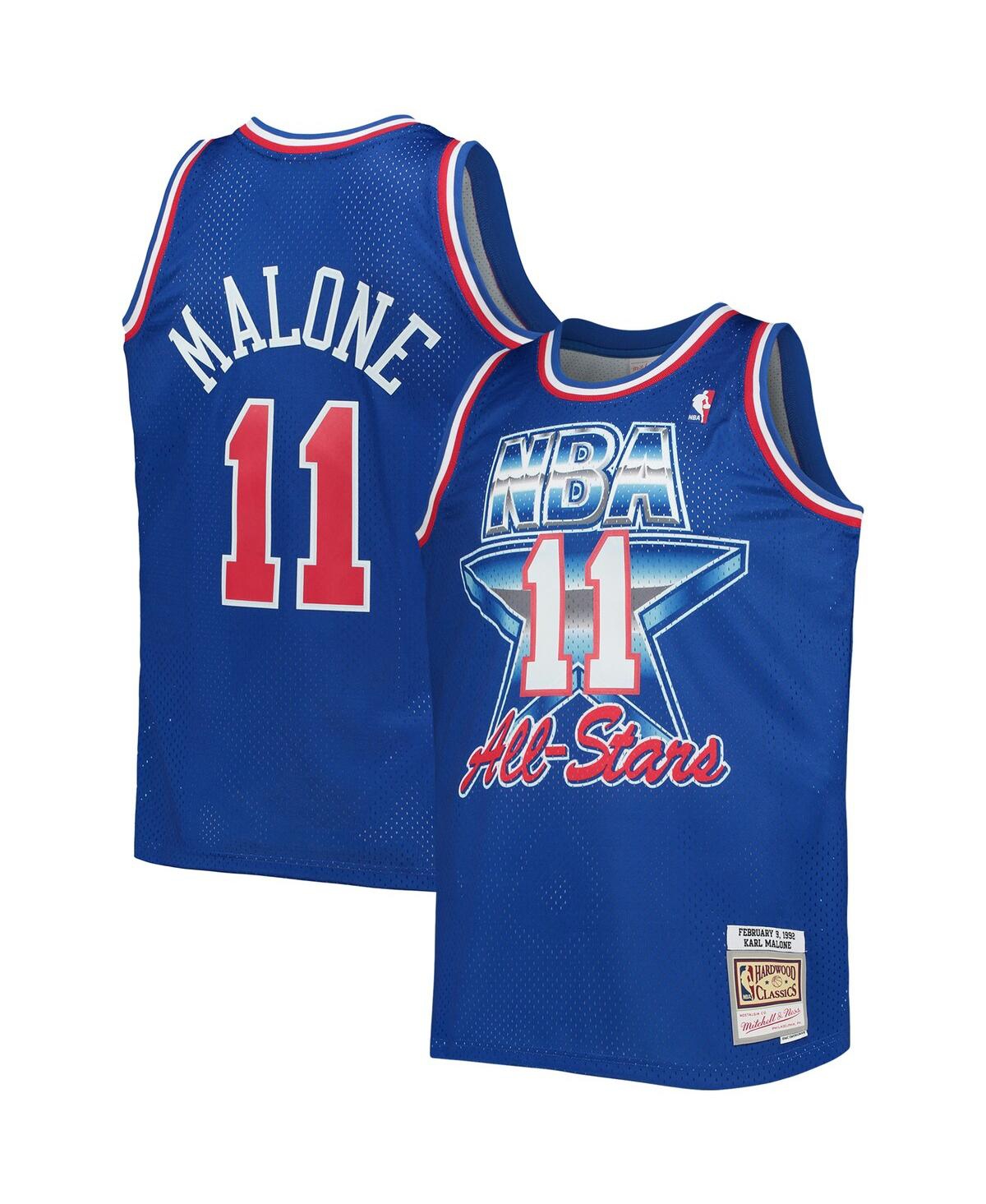 Men's Mitchell & Ness Karl MaloneWestern Conference Hardwood Classics 1992 Nba All-Star Game Swingman Jersey - Royal