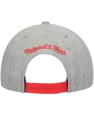 Men's Heathered Gray Atlanta Hawks Hardwood Classics Team 2.0 Snapback Hat