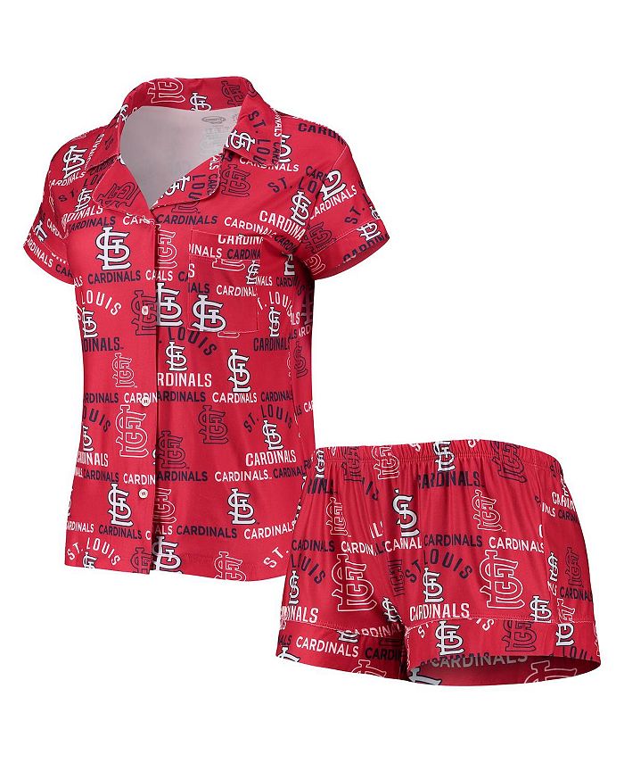 Women's Concepts Sport Red St. Louis Cardinals Plus Size Jersey Tank Top &  Pants Sleep Set