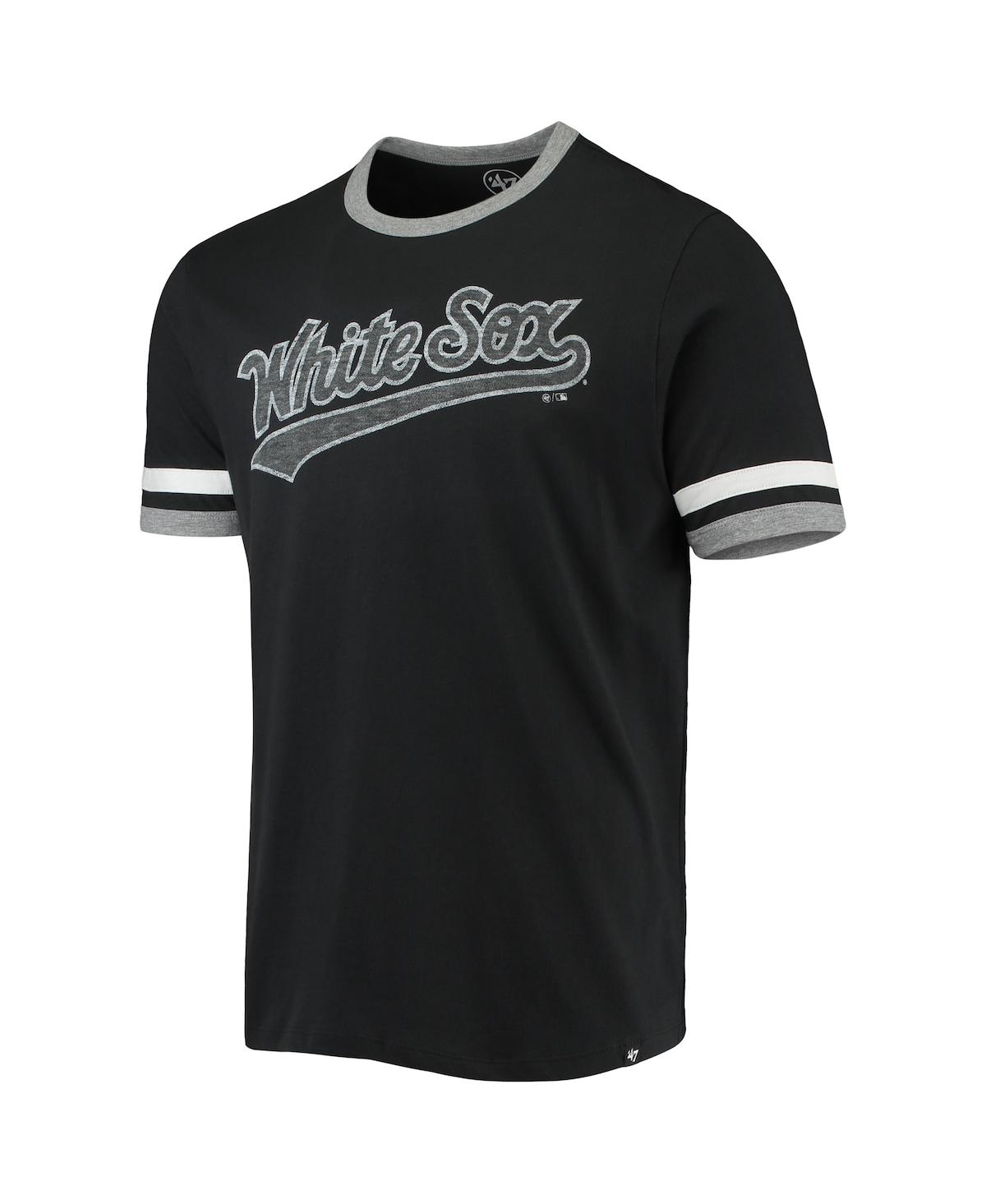 Shop 47 Brand Men's '47 Black Chicago White Sox Team Name T-shirt