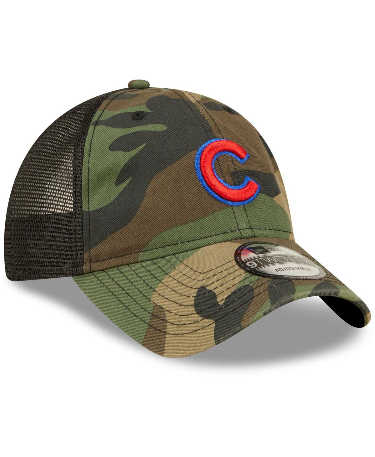 Men's New EraChicago Cubs Trucker 9TWENTY Snapback Hat - Camo