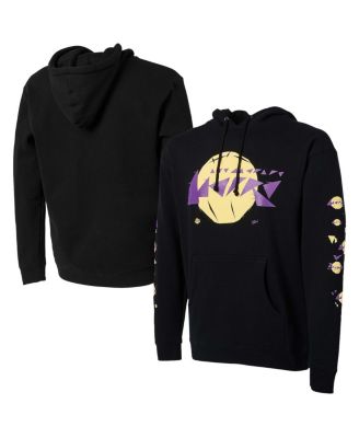Men's NBA x Naturel Black Los Angeles Lakers No Caller ID Pullover Hoodie