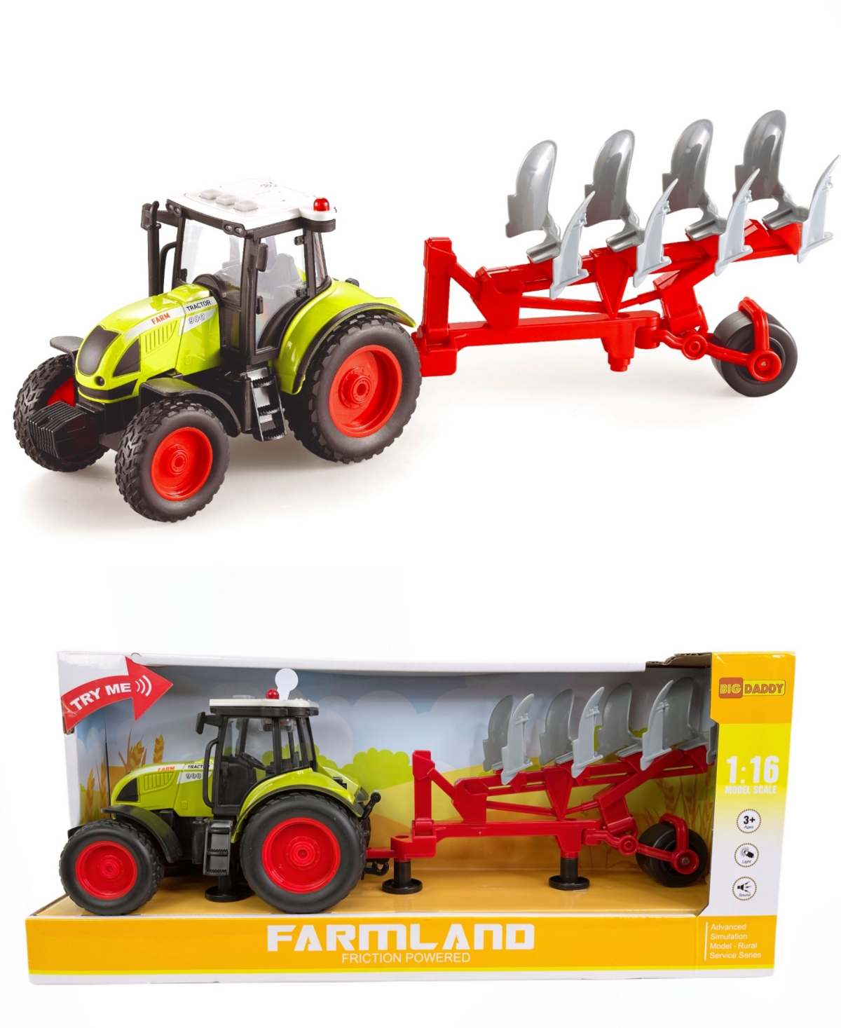 Shop Big Daddy Farmland Soil Fertilizer Farming Tractor Trailer In Multi Colored Plastic