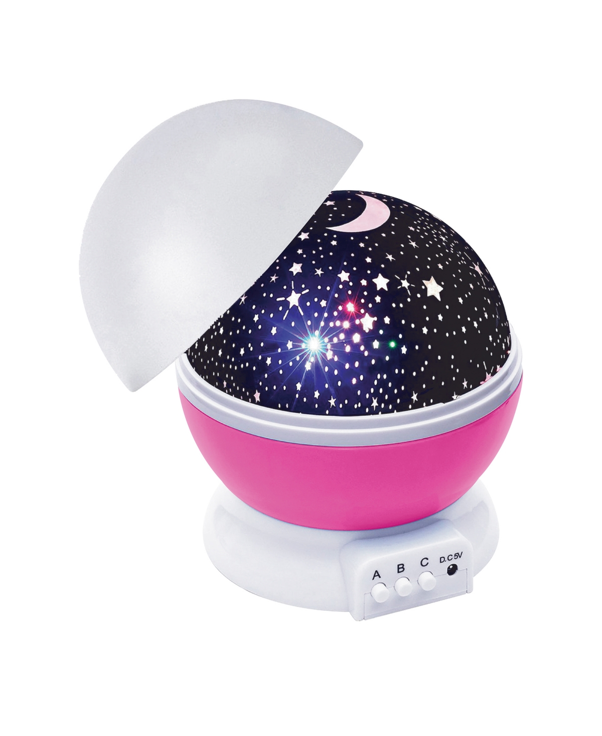 Gabba Goods Starry Night Light Projector In Pink
