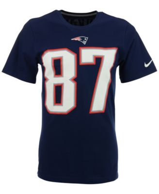 Nike New England Patriots No87 Rob Gronkowski Black Women's NFL Fashion Game Jersey