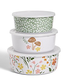 Harvest 3-Pc. Nesting Food Storage Container Set, Created for Macy's