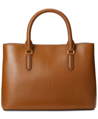 Leather Small Marcy Satchel Bag