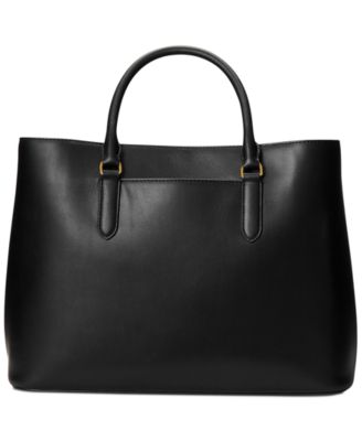 Full-Grain Leather Large Marcy Satchel Bag