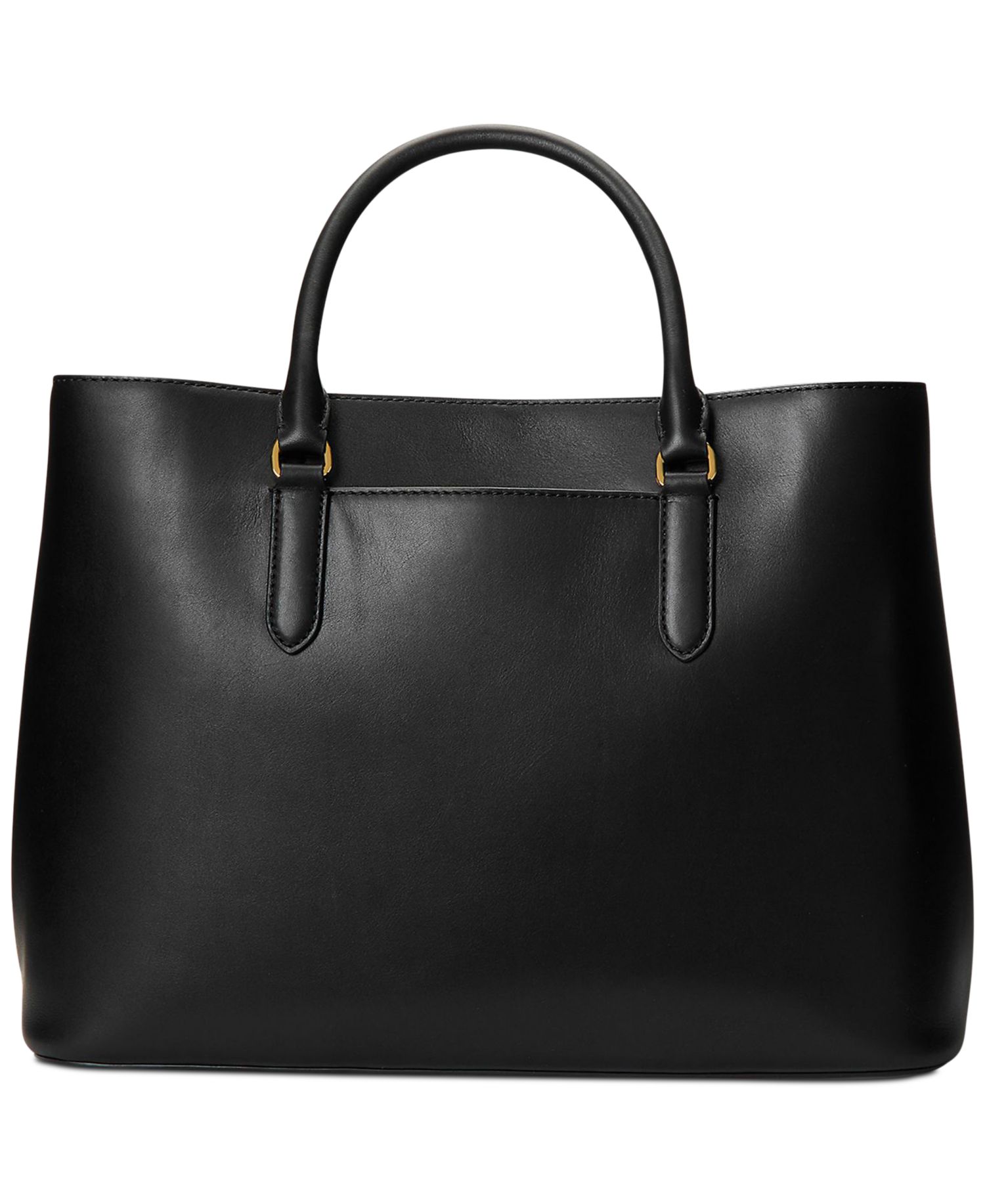 Marcy Full-Grain Leather Large Satchel Bag