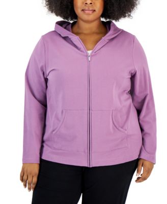 macys plus size hoodies