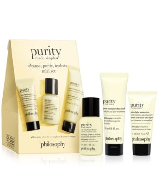 philosophy - 3-Pc. Purity Made Simple Cleanse, Purify, Hydrate Mini Set
